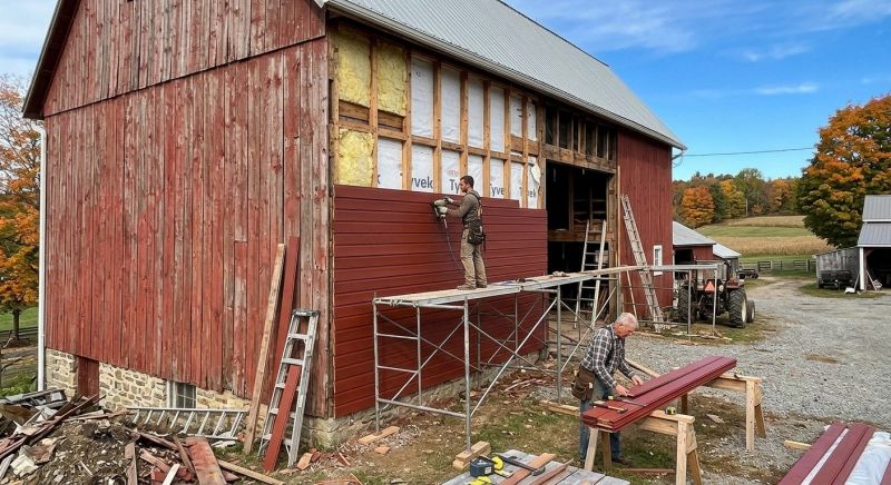 Barn Siding Replacement in Dexter, MI