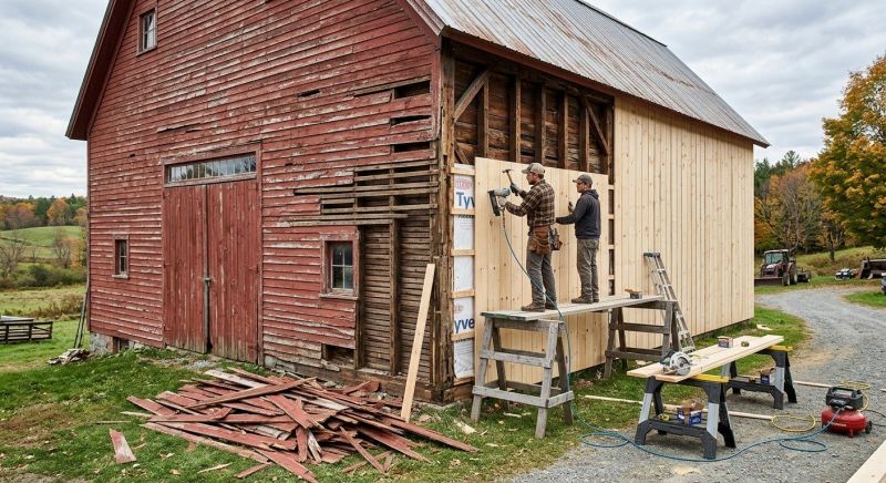 Barn Siding Replacement in Howell, MI