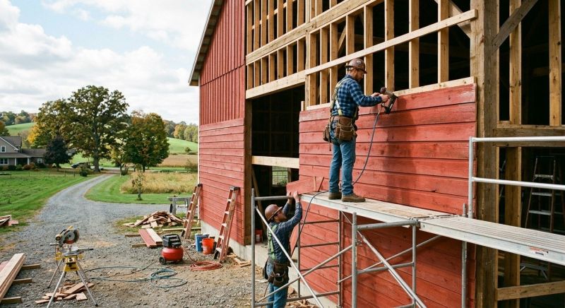 Barn Siding Replacement in Waterford, MI