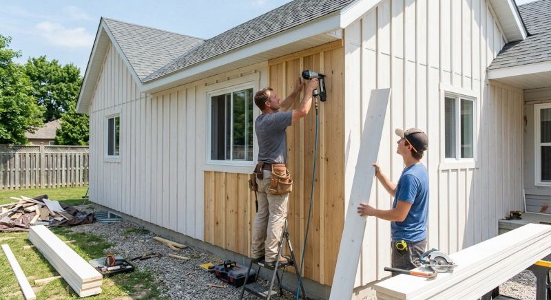 Batten Siding Installation in Hartland, MI