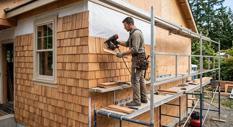 Cedar Siding Installation in Hartland, MI