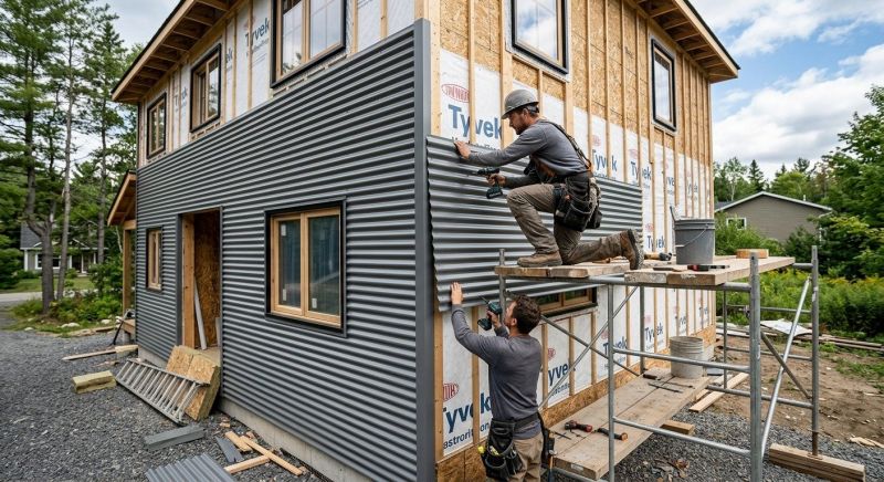 Corrugated Siding Installation in Brighton, MI