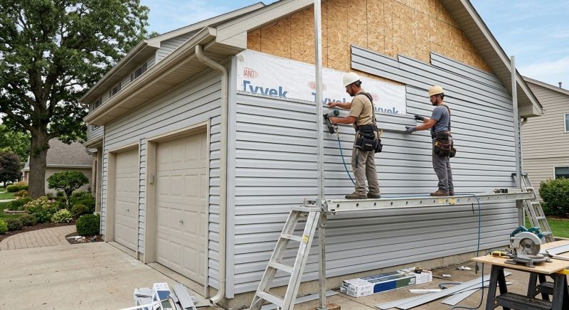 Garage Siding Installation in Brighton, MI