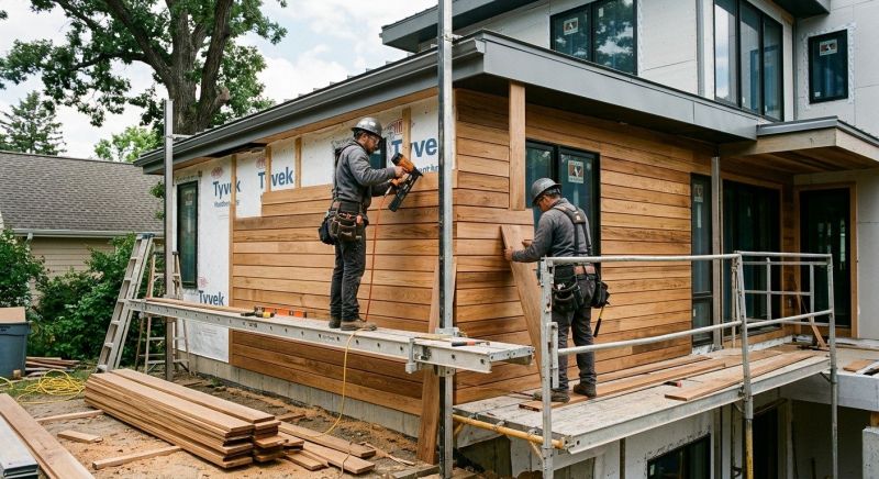 Hardwood Siding Installation in Gregory, MI