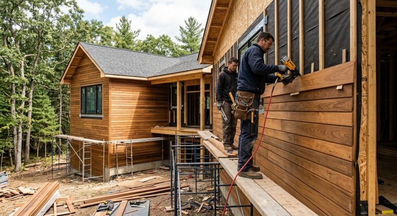 Hardwood Siding Installation in Howell, MI