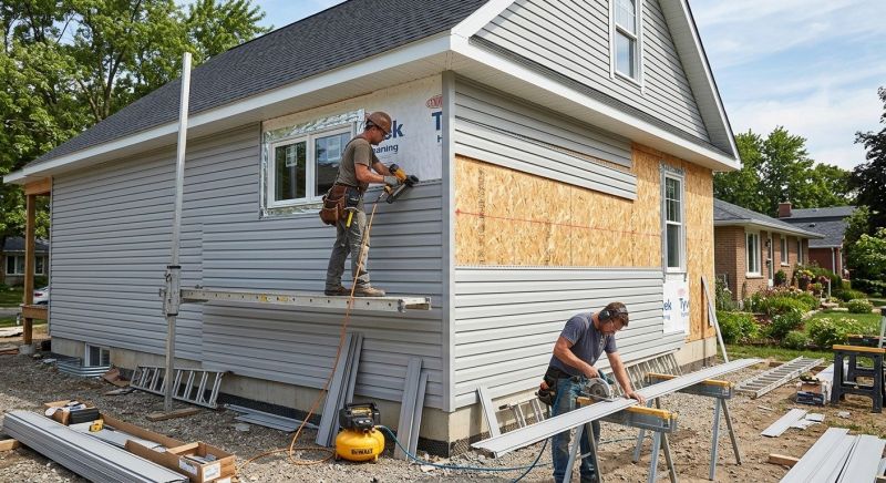 House Siding Installation in Wixom, MI