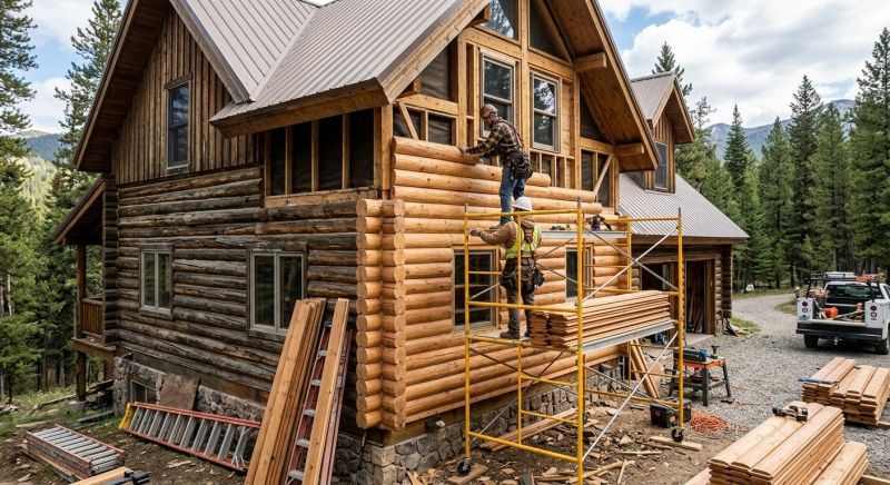 Log Siding Installation in Livonia, MI