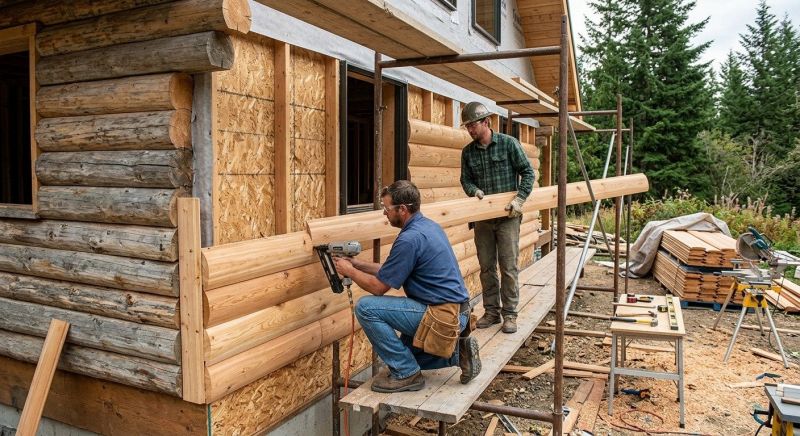 Log Siding Installation in Novi, MI