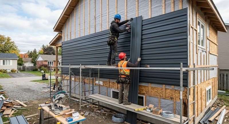Metal Siding Installation in Farmington, MI