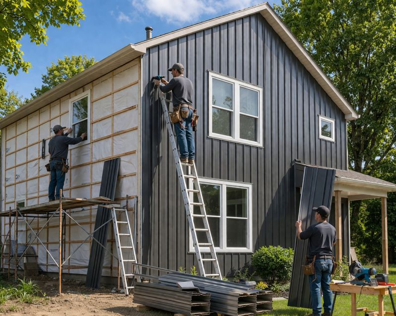 Metal Siding Installation in Linden, MI