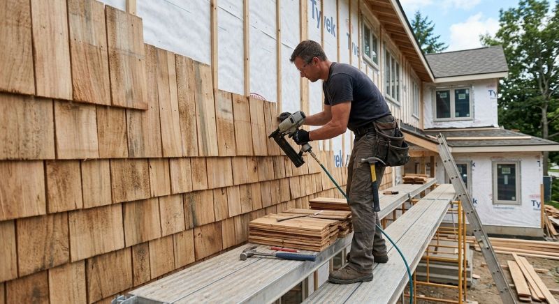 Shake Siding Installation in Holly, MI