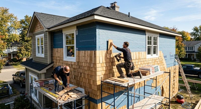 Shingle Siding Installation in Brighton, MI