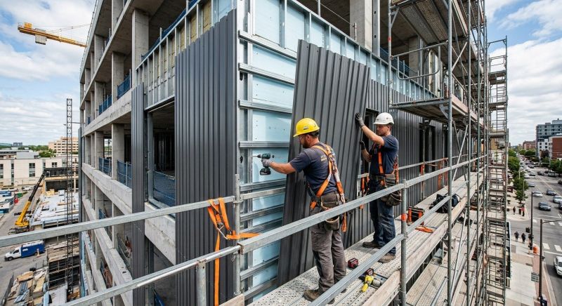 Steel Cladding Installation in Brighton, MI
