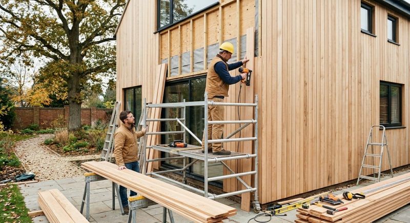Wood Cladding Installation in Livonia, MI