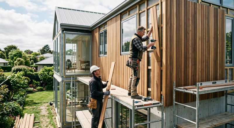 Wood Cladding Installation in Novi, MI