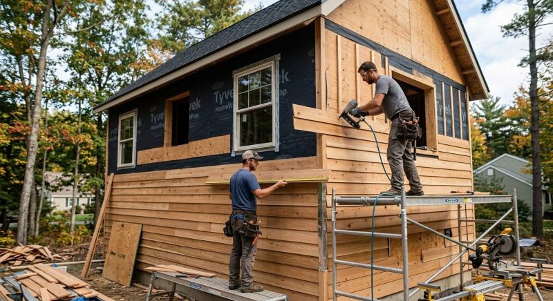 Wood Siding Installation in Howell, MI