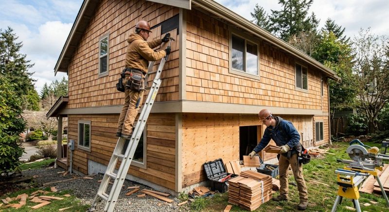 Wood Siding Service in Highland, MI